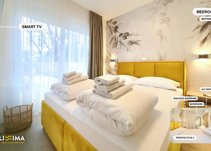 Vila Villa Bellissima Malinska - Privater Pool, 4 Schlafzimmer, Ruhige Lage *